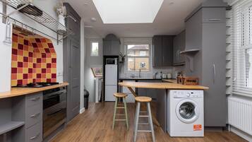 Microwave, oven, stovetop, toaster