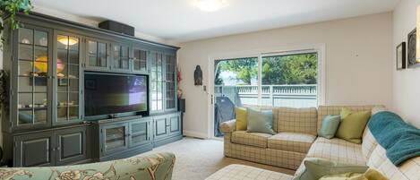 TV connectée, cheminée