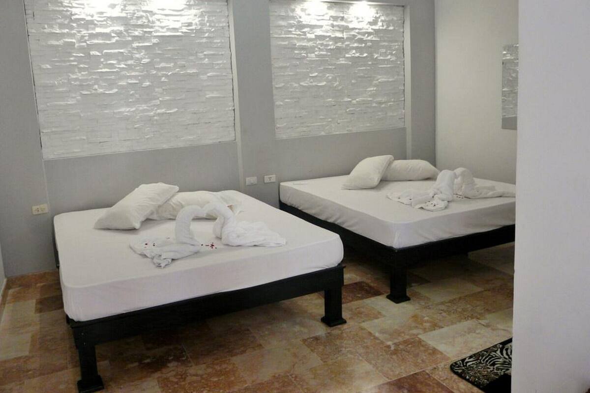 Comfort-værelse til 4 personer | Minibar, individuelt design, individuel indretning, mørklægningsgardiner