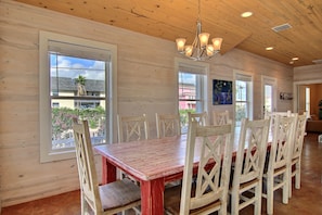 House, Multiple Beds, Patio, Pool View (Palm SunDaze) | Private kitchen | Fridge, microwave, oven, stovetop