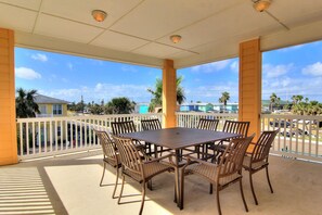 House, Multiple Beds, Patio, Pool View (Palm SunDaze) | Balcony view