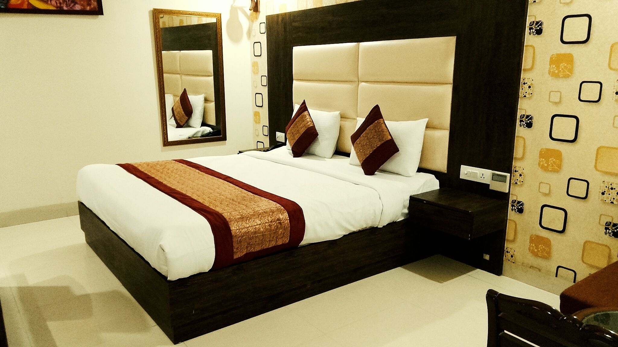 Quarto casal básico | Wi-Fi de cortesia