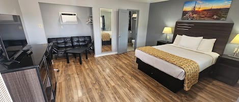 Rom – deluxe, 1 queensize-seng, ikke-røyk | Sengetøy av topp kvalitet, blendingsgardiner og strykejern/-brett