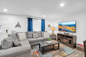 Smart TV, foosball, table tennis