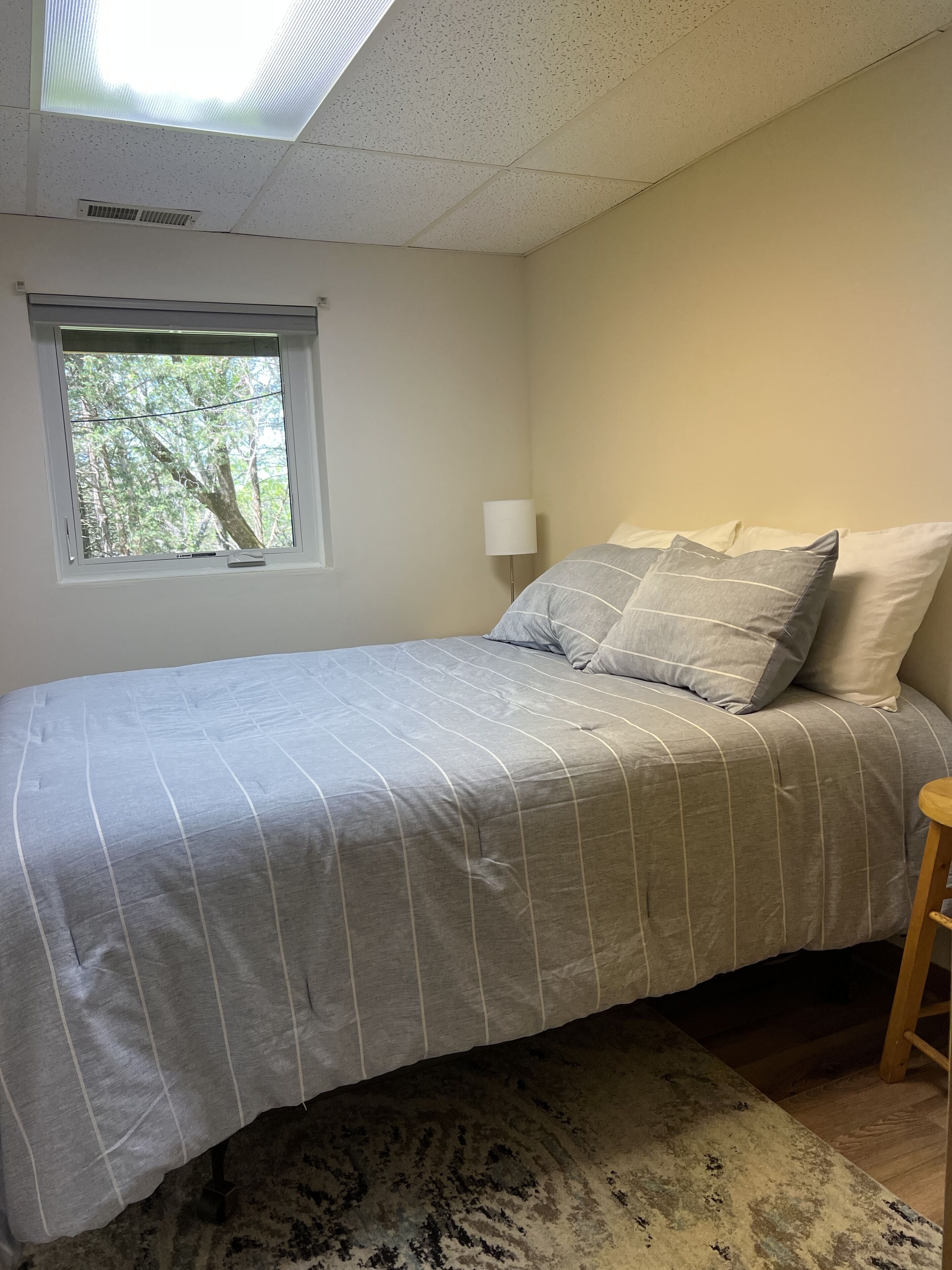 Basement full size bedroom.