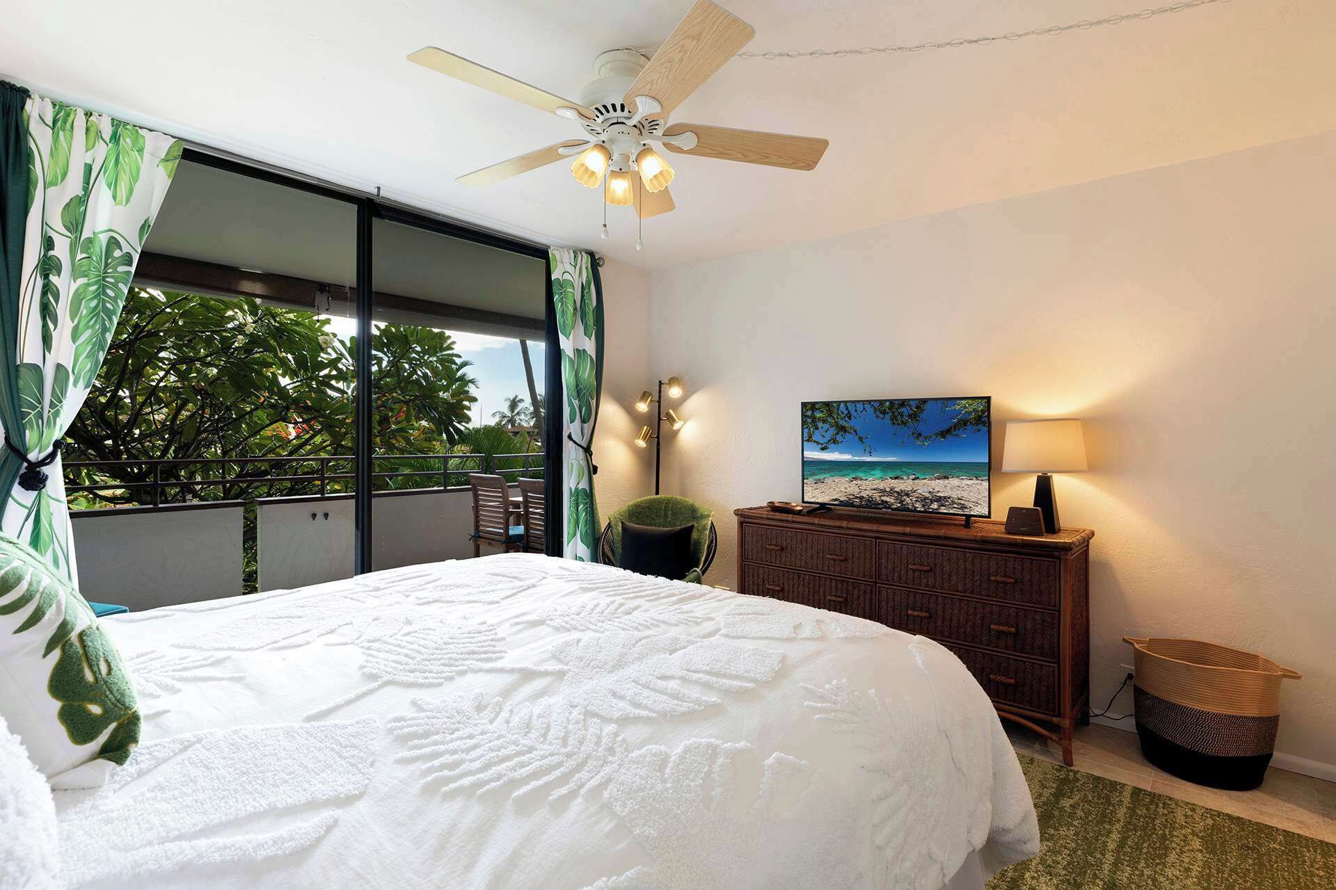 Condo, Multiple Beds, Lanai, Partial Ocean View (White Sands Village #129) | 2 bedrooms, individually decorated, individually furnished, free WiFi