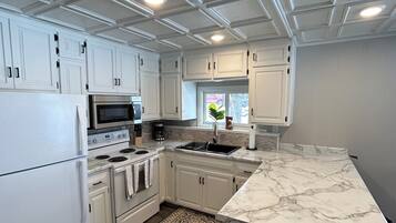 Microwave, oven, stovetop