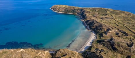 Nära stranden och fiske
