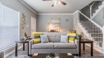 Royal Townhome | Living area | 55-inch Smart TV with digital channels, TV