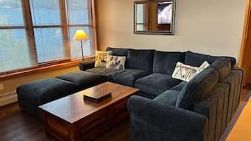 Televisión, chimenea