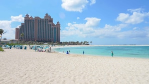 Enjoy stunning ocean views from this beachfront hotel's unique towers.
