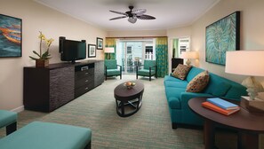 TV, DVD player - 3 Bedroom - Harborside Resort at Atlantis - Full Resort Access (Paradise Island)