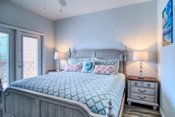 Condo, Multiple Beds, Patio (Turquoise Trea'shore) | 3 bedrooms, individually decorated, individually furnished, free WiFi