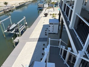 Property grounds - Beach Peach Navarre, Canal-front and steps to the beach, (Navarre)