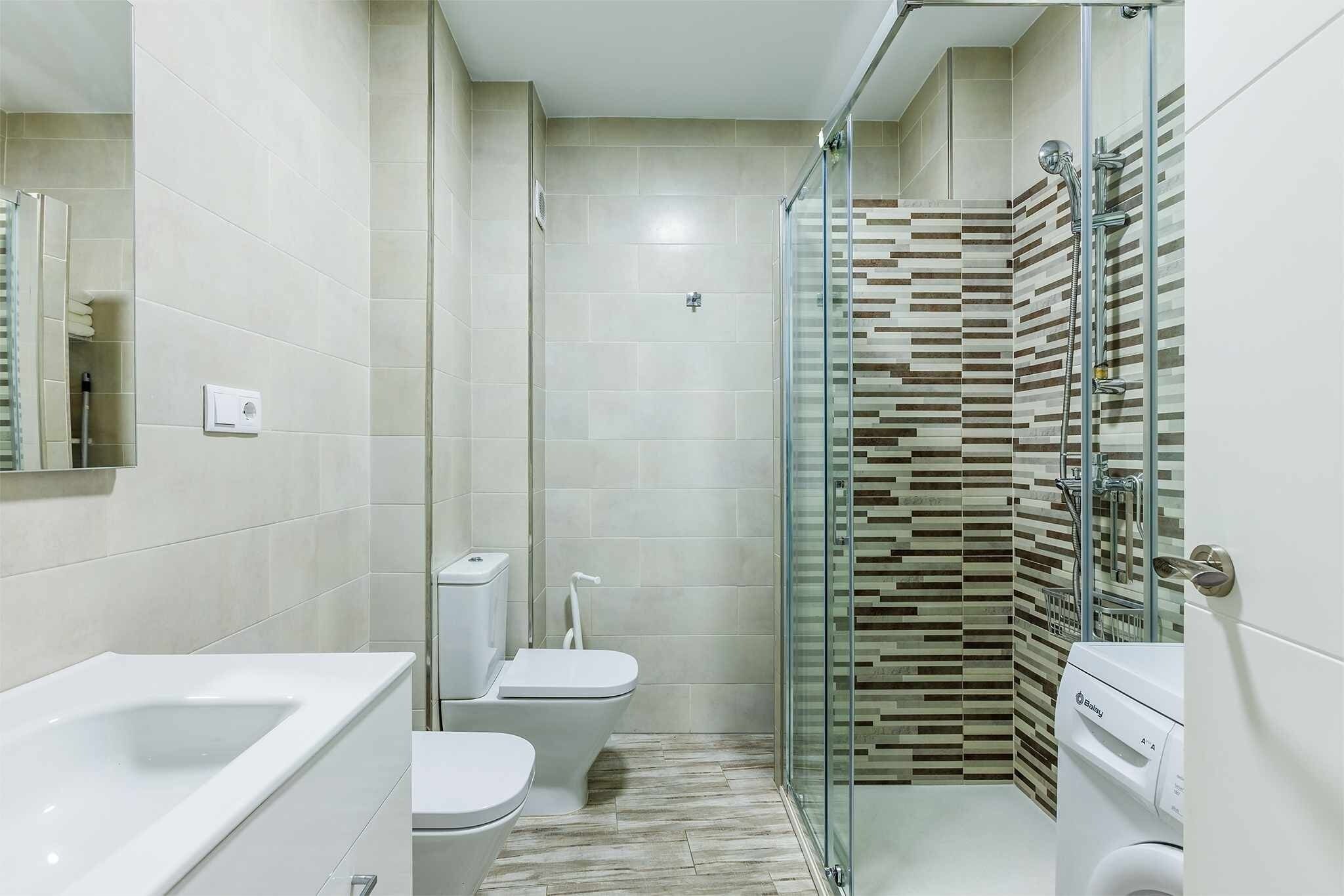 Een douche, een haardroger