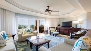 TV, DVD player - 3 Bedroom - The Ritz-Carlton Club, St. Thomas - Full Resort Access (St Thomas)