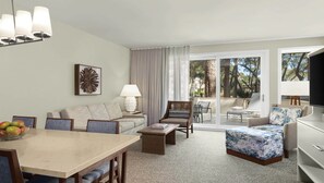 TV, video games, DVD player, table football - Oceanfront - 2 Bedroom - Marriott's Monarch at Sea Pines - Full Resort Access (Hilton Head Island)