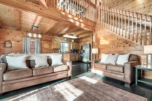 Smart TV, fireplace, video games