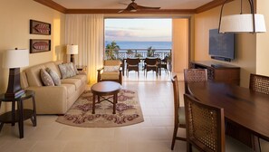 TV, DVD player - Ocean View - 2 Bedroom - Hyatt Ka'anapali Beach - Full Resort Access (Lahaina)