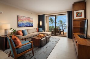 TV, DVD player - Resort View - 2 Bedroom - Westin Nanea Ocean Villas - Full Resort Access (Lahaina)