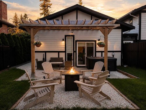 The Twin Haven : Hot Tub, Fire Pit & Theatre