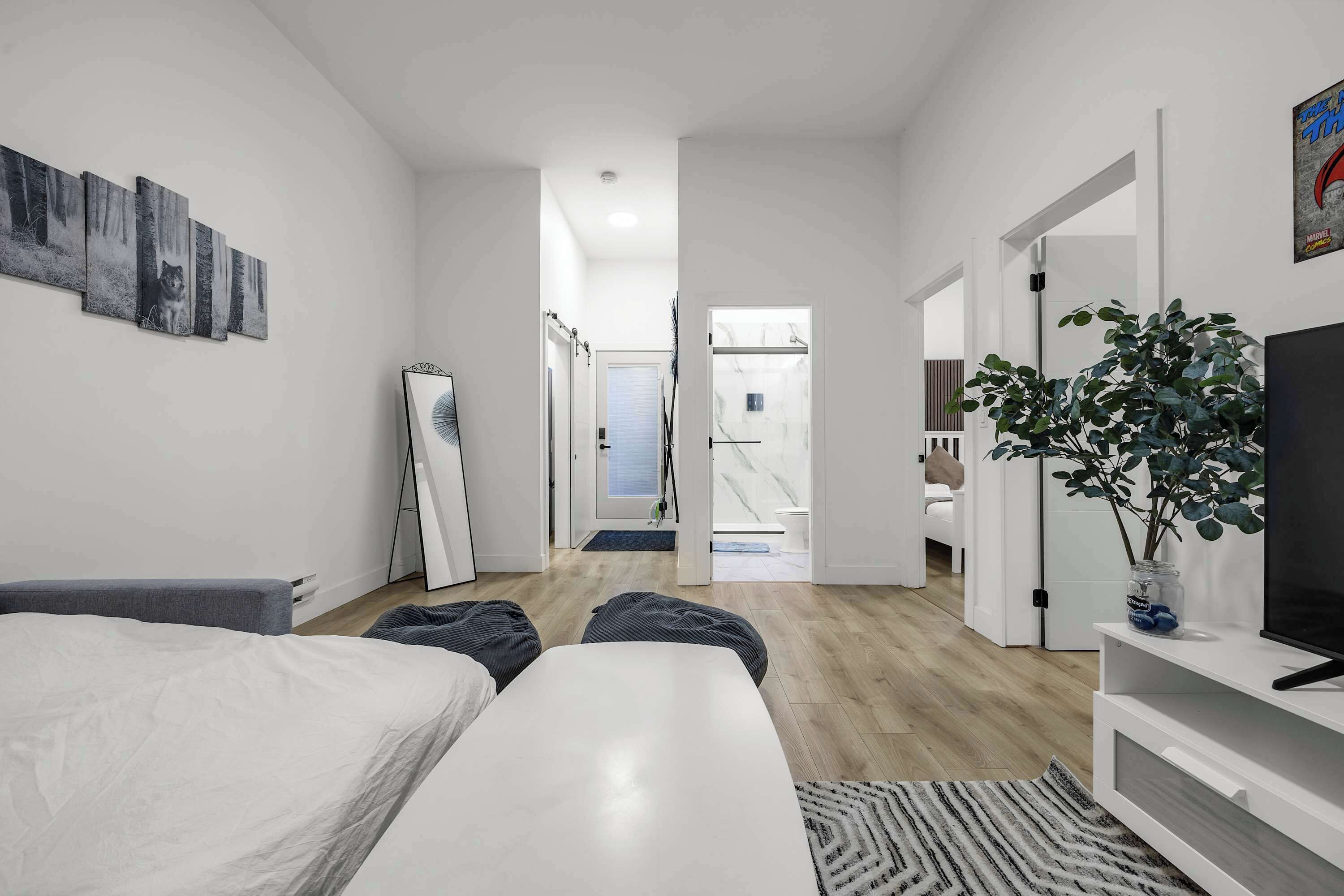 4 bedrooms, iron/ironing board, free WiFi, bed sheets