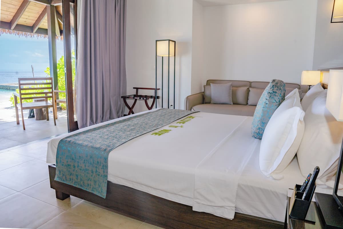 Villa, en bord de plage (Sea-Clusion) | Vue de la chambre
