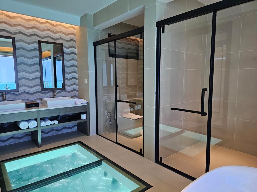 Grand Atlantis - Two Bedroom Overwater Villa with Private Pool | Bathroom
