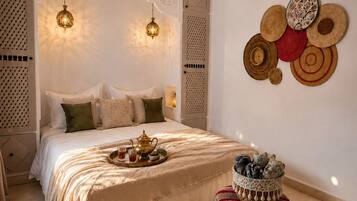 Quarto casal luxo | Roupas de cama premium, individualmente decorados