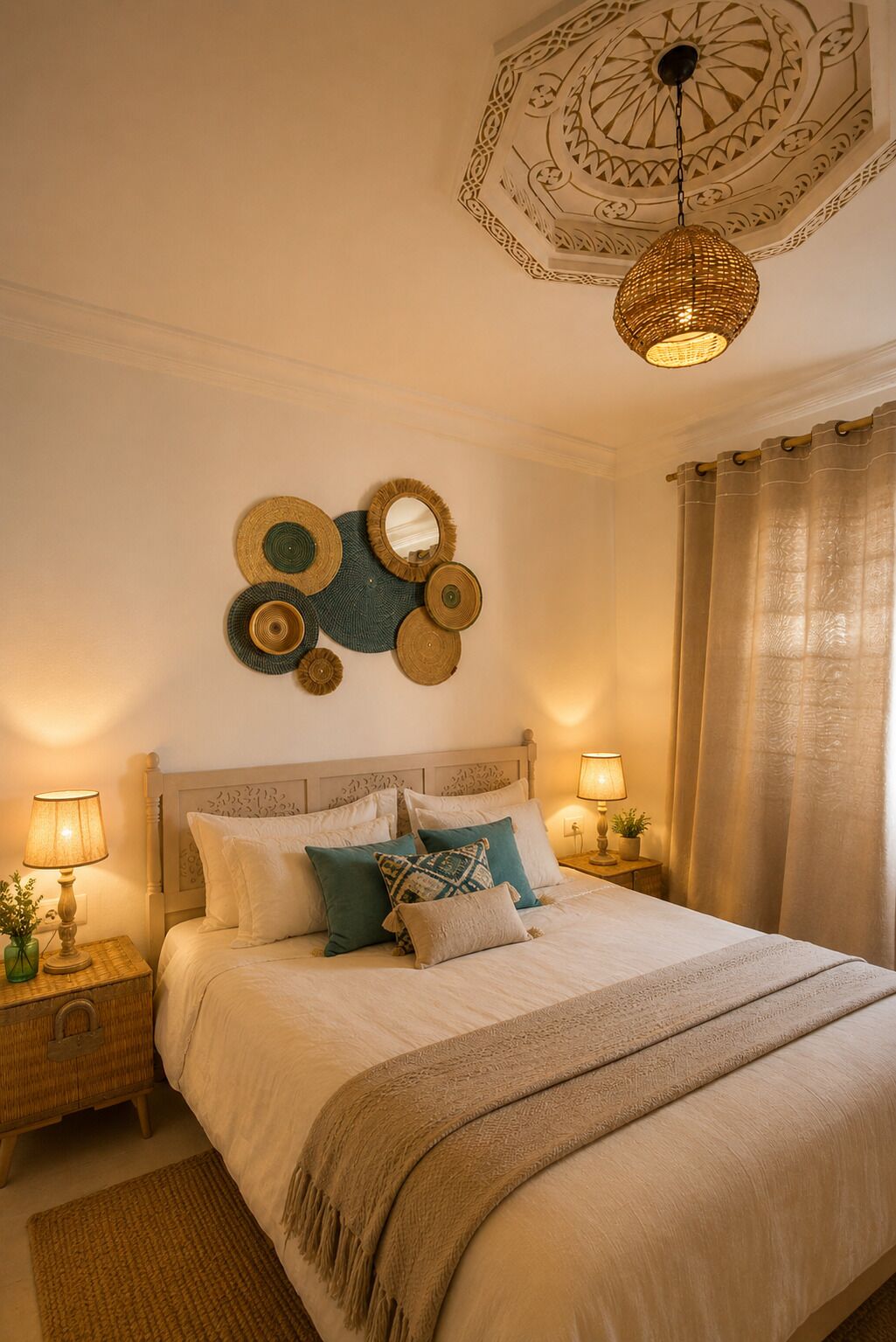 Literie de qualité supérieure, décoration personnalisée