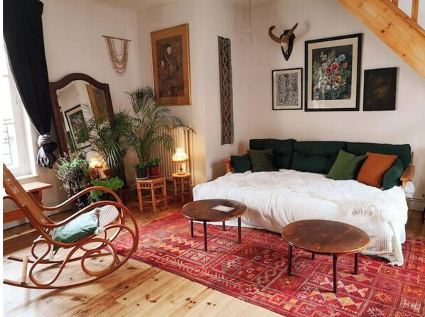1 chambre, literie fournie