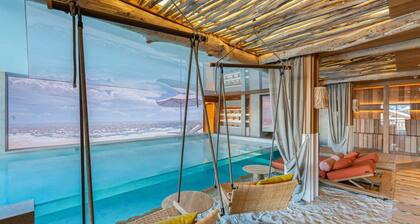 Luxury chalet in Courchevel with pool and staff 15 pers