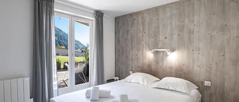 1 室のベッドルーム、WiFi (無料)、ベッドシーツ