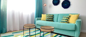 Design Apartment, 1 Bedroom | Living area