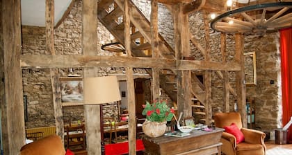 Exceptional 6 Bedroom 18th Century Home with private heated pool and hot tub.
