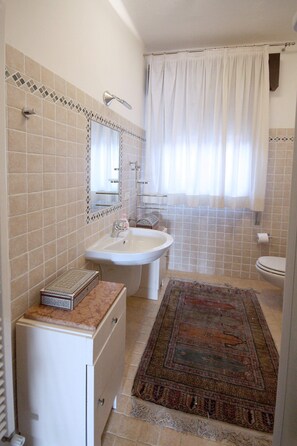 Dusche, Bidet, Toilettenpapier