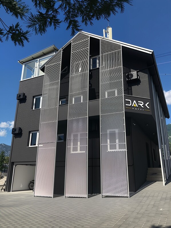 Façade de l’hébergement