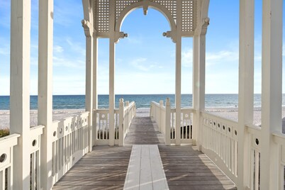 Beach Cottage - Steps from the Sand! Porch, Gazebo, 3 Pools, Tennis, Near 30a