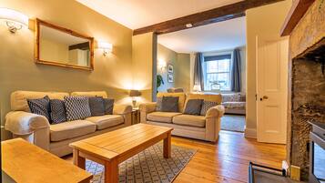 TV connectée, cheminée