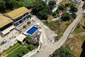 Exterior - Apartment in a Hotel "Spyridoula Studio 12" with Sea View & Shared Pool (Kerkyra)