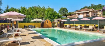 Holiday apartment "Clematis" in Piedmont, with shared pool, garden and sauna
