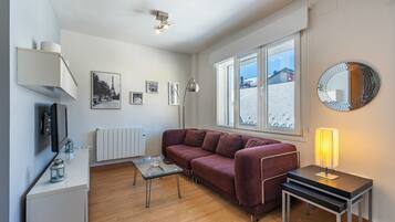 TV, DVD player, stereo