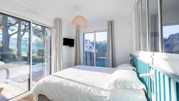 5 chambres, fer et planche Ă repasser, Wi-Fi gratuit, draps fournis