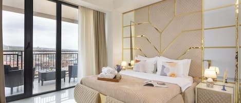 Luxury Apartment, 1 Double Bed, Balcony