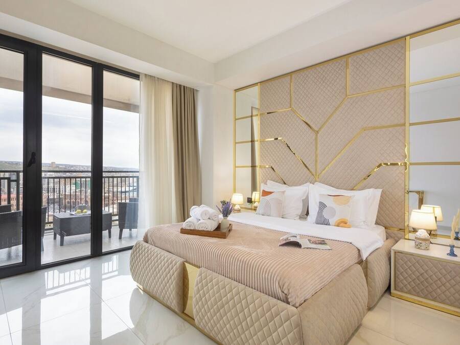 Luxury Apartment, 1 Double Bed, Balcony