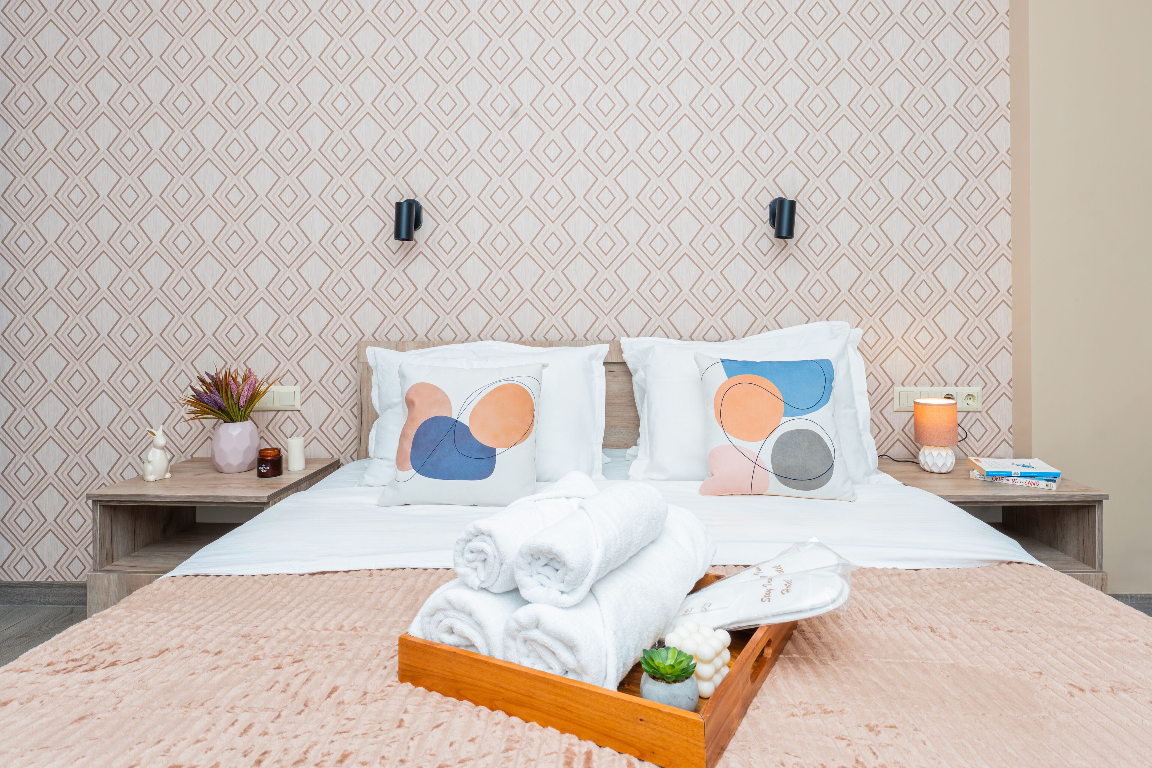 Literie de qualité supérieure, décoration personnalisée