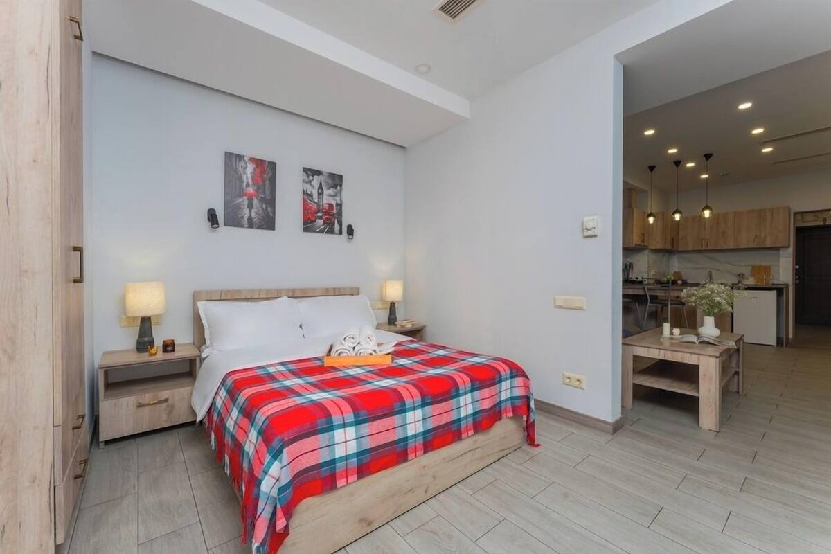 Departamento económico | 3 habitaciones, ropa de cama de alta calidad y decoración personalizada
