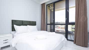 Premium-Apartment | 3 Schlafzimmer, hochwertige Bettwaren, individuell dekoriert