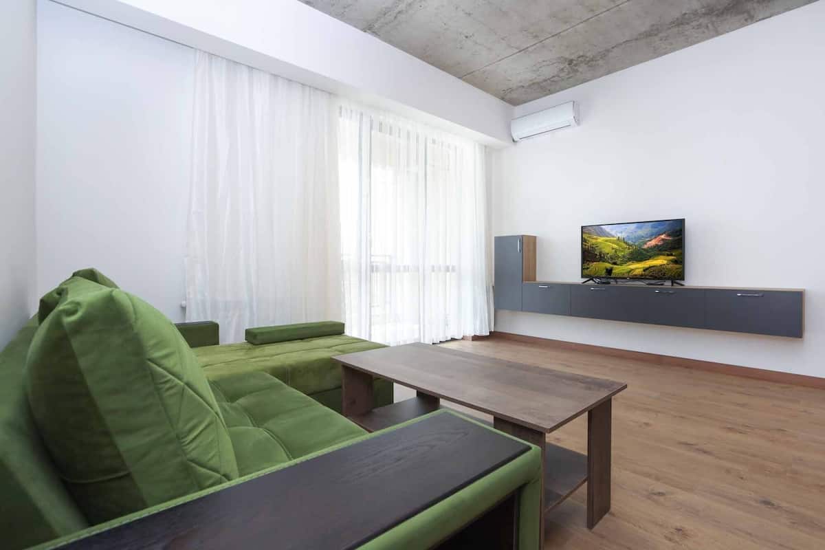 Deluxe Apartment | Living area | TV