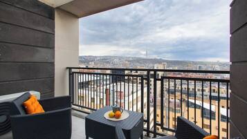 Luxury Apartment, 1 Double Bed, Balcony | Balcony